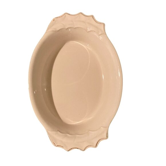 Appolia Christmas Holly Berries Oval Baking Dish Holiday Dish France - Picture 4 of 10